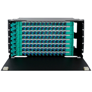 加厚12/24/48/72/96/144/288芯ODF光纤配线架满配盘空箱SC方口FC圆口LC小方口ST单模多模黑色厂家直销小毛驴