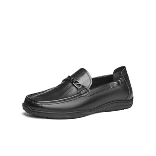 Senda森达2024秋款商场同款软底软面平底豆豆鞋乐福休闲男鞋1RW01