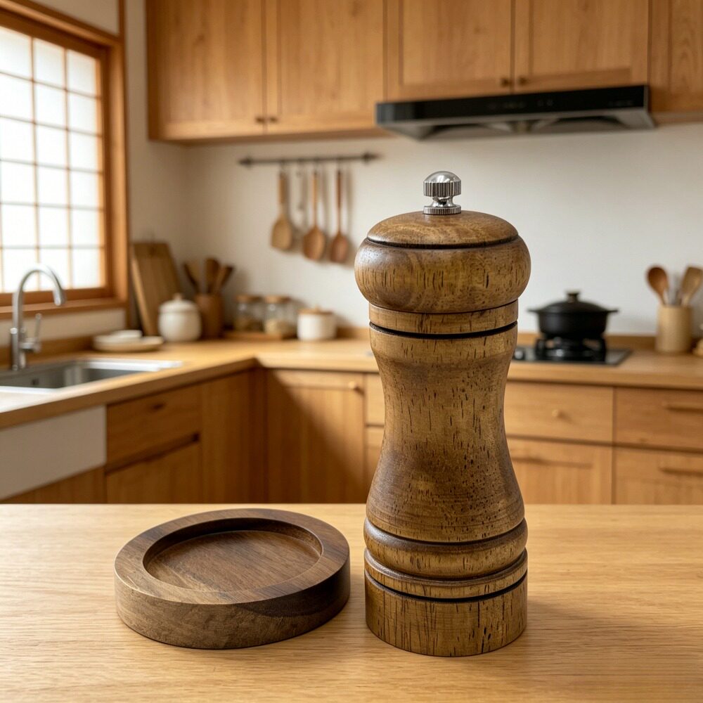 胡椒研磨器套装实木质陶瓷磨芯仿厨房清洁/工具套装