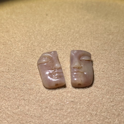手工串珠DIY藏式残佛佛面隔珠背云时尚百搭简约文玩配饰配件
