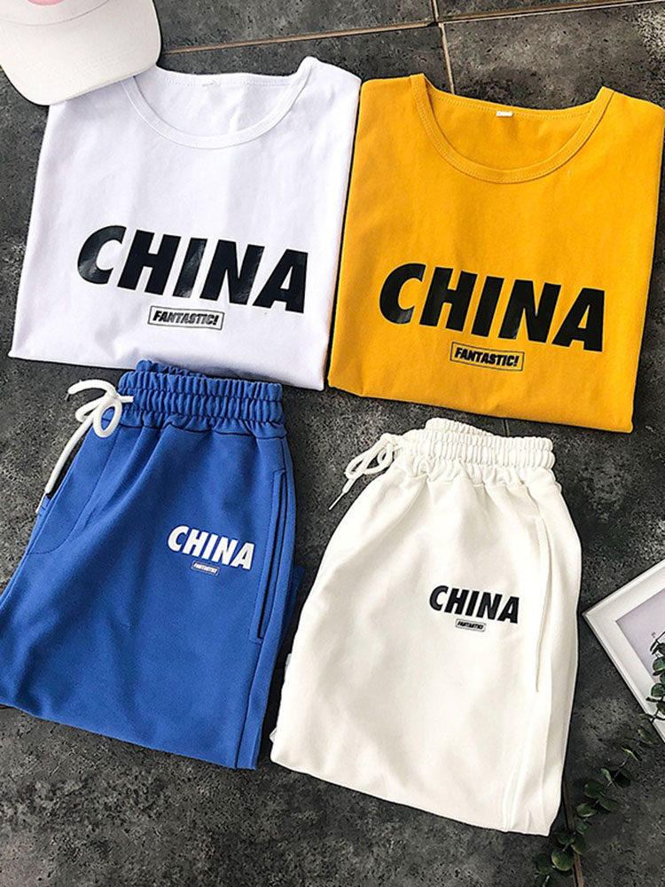 summer run Bodybuilding Sports vest shorts suit man A suit clothes Trend Sleeveless ins Two piece setin the Men's clothing, Vest/Vest  category - from Buy2taobao.com to provide professional Taobao agent buy service