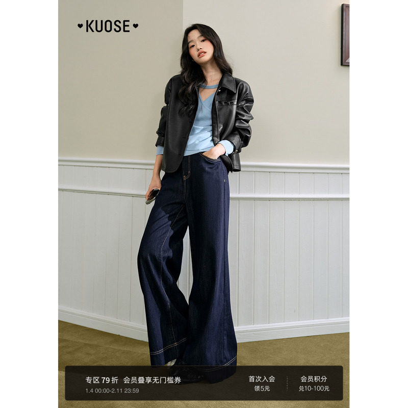 阔色黑色皮衣机车夹克短款上衣女2026春季新款小个子chic秋冬外套,女装/女士精品,皮衣,淘宝优惠券,粉丝福利购,淘宝优惠卷