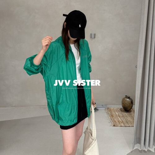 夏季机能风宽松防晒薄款短外套