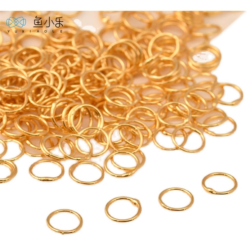 Медные колечки для украшений и бижутерии, аксессуар ручной работы, аксессуары, 14 карат, 18 карат, золотой цвет, DIY