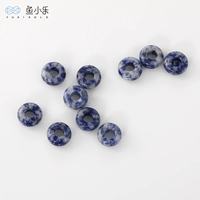 4# Blue Dot Abacus Beads [1]