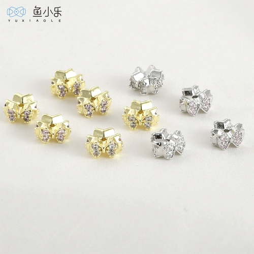 Изысканная галстук-бабочка, браслет из бисера, ожерелье, аксессуары, 14 карат, золотой цвет, DIY