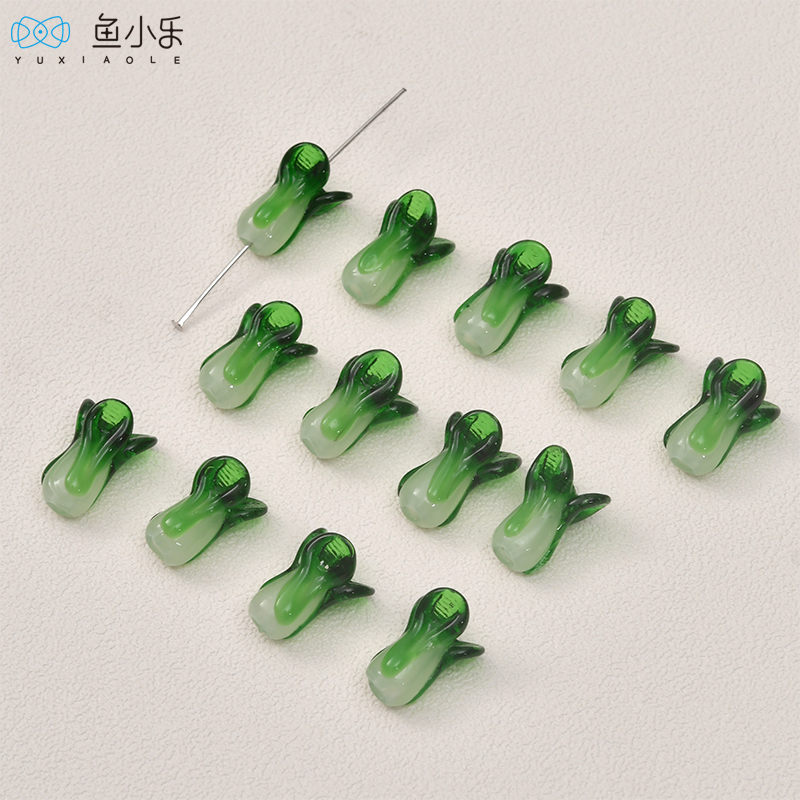 diy琉璃项链耳饰品吊坠珠子