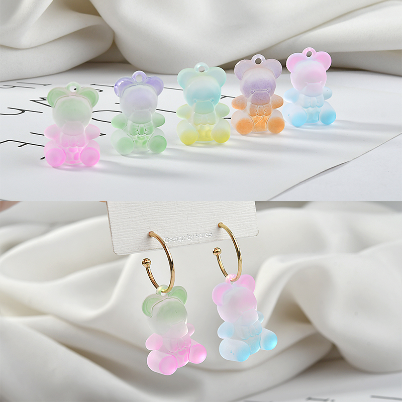 趣味立体软糖透明亚克力diy饰品