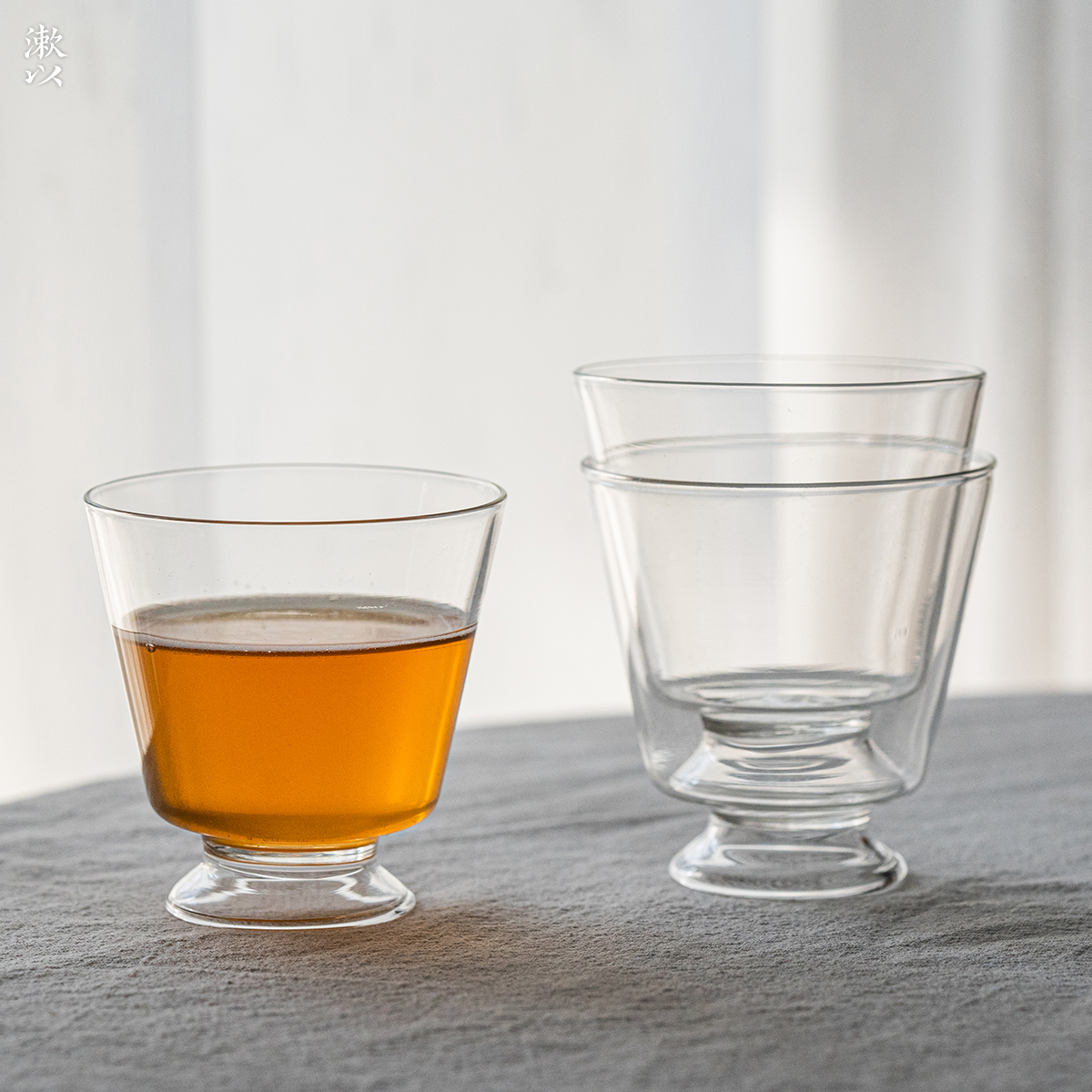 漱以家用玻璃杯高硼硅玻璃耐高温