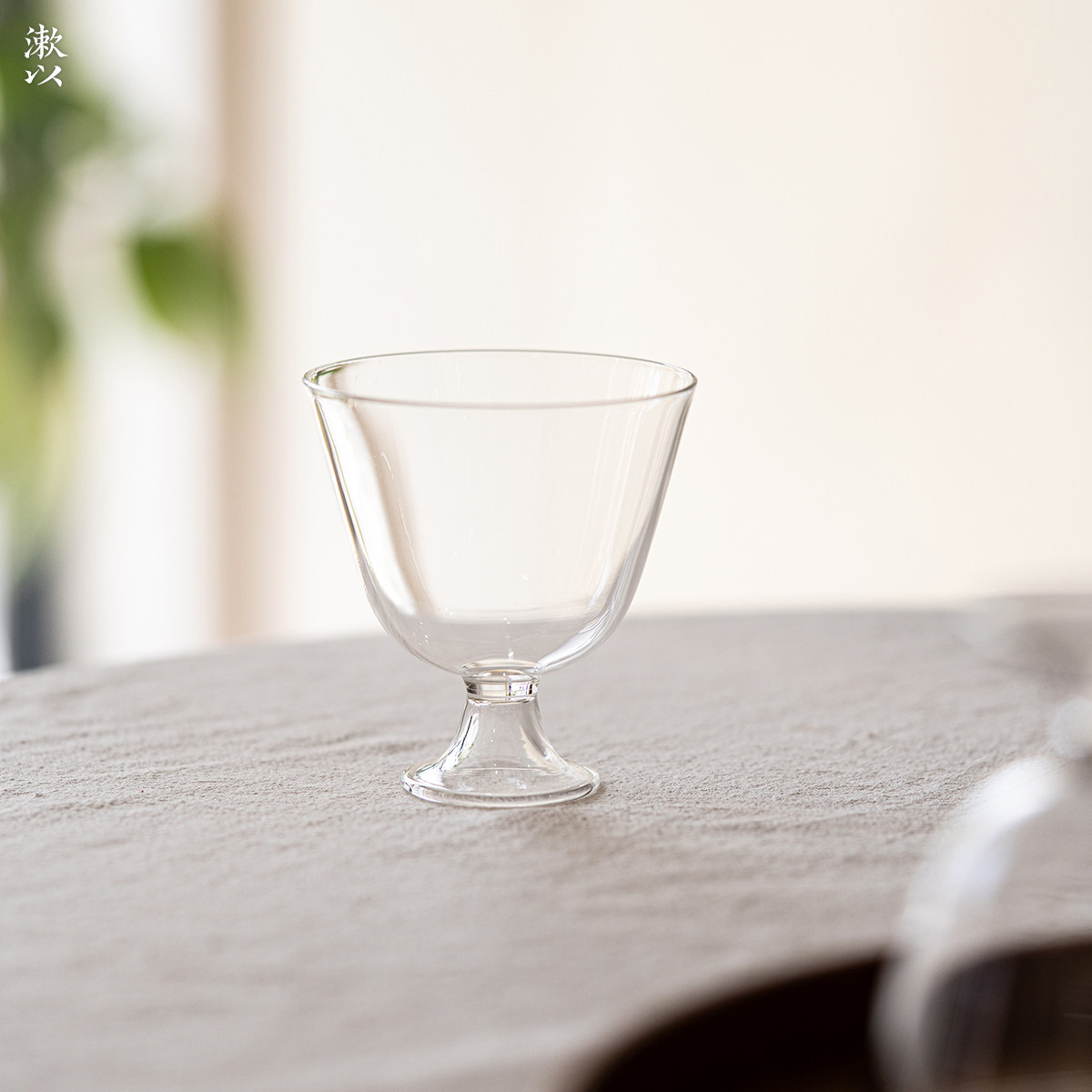 漱以高硼硅玻璃杯耐高温高足杯主人杯茶杯啤酒杯牛奶杯高足可叠放,餐饮具,玻璃杯,淘宝优惠券,粉丝福利购,淘宝优惠卷