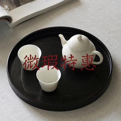 漱以日式漆器福建茶盘