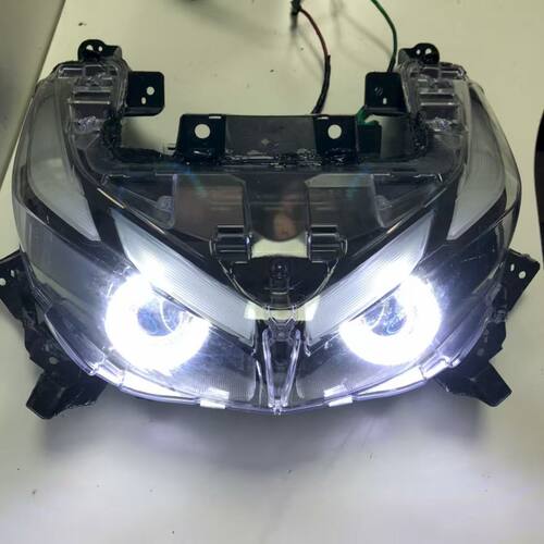 21-24款 NVX155大灯AEROX155 AERON125 V2改装led透镜恶魔眼总成