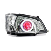 24v丰田dyna大灯日野hino300大灯改装 LED透镜激光天使眼超亮总成