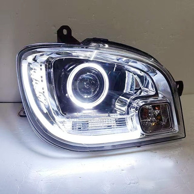 五菱之光6388 6389大灯透镜激光改装LED天使恶魔眼升级日行灯总成