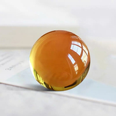 天然 原矿巴西黄水晶圆珠散珠多宝配珠真品黄水晶DIY配饰配件手链