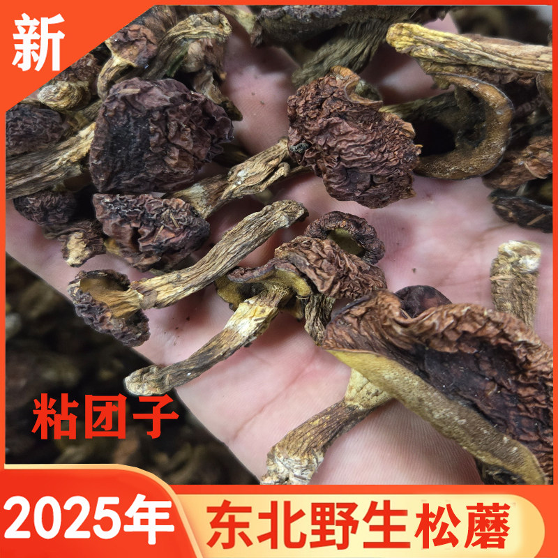 2025年东北野生松蘑 自然晾晒野生粘团子干货,粮油调味/速食/干货/烘焙,香菇类,淘宝优惠券,粉丝福利购,淘宝优惠卷