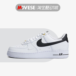 Nike/耐克男鞋Air Force 1空军一号40周年AF1黑白休闲板鞋DQ7658