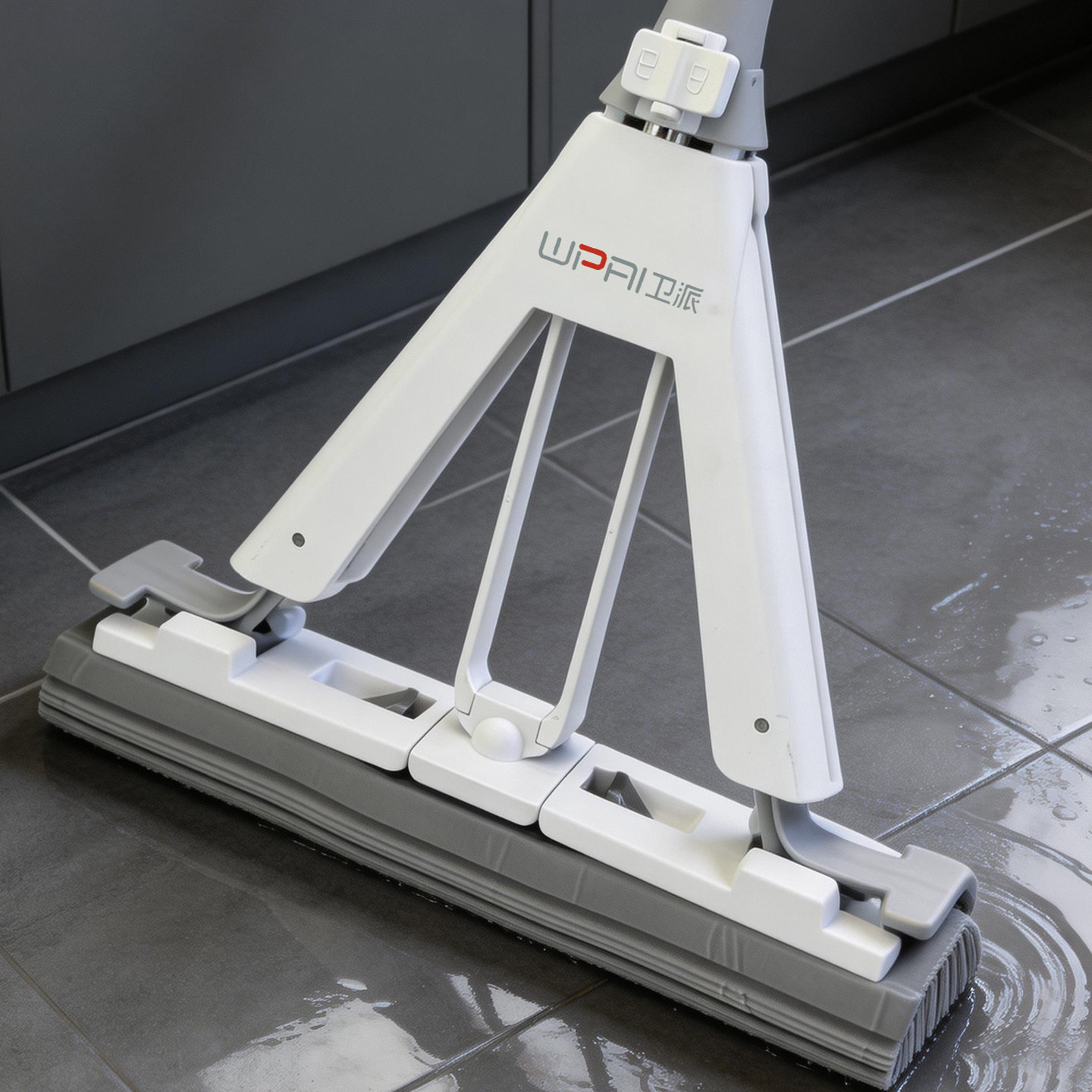 卫派大号免手洗胶棉拖把