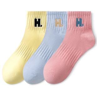 袜子女士短袜夏季薄款纯棉100%全棉防臭中筒运动2026新款爆款短款