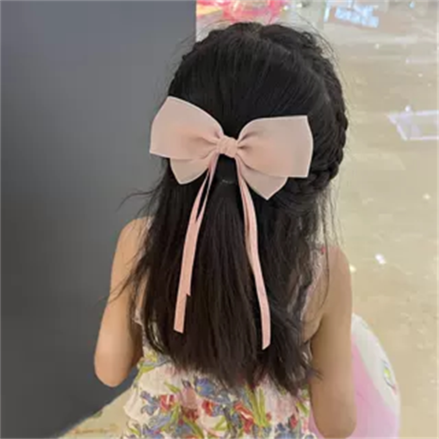 公主原创女孩发夹飘带后脑勺发饰