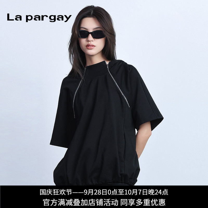 Lapargay2025夏上新短袖卫衣