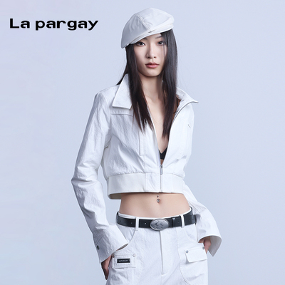 纳帕佳机能风短款夹克女显瘦