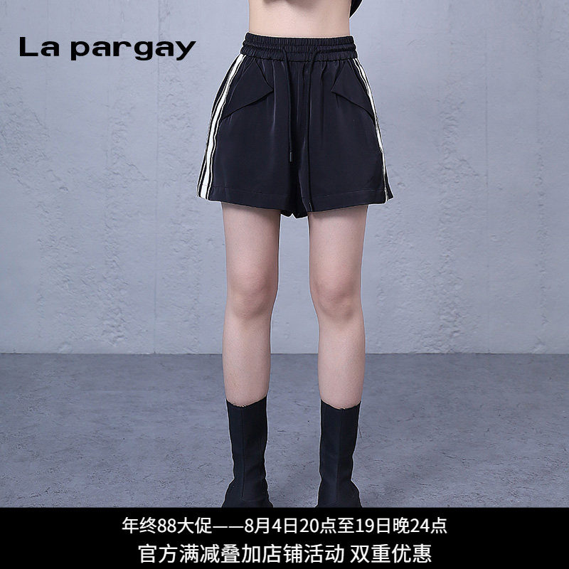 Lapargay纳帕佳25夏松紧腰短裤