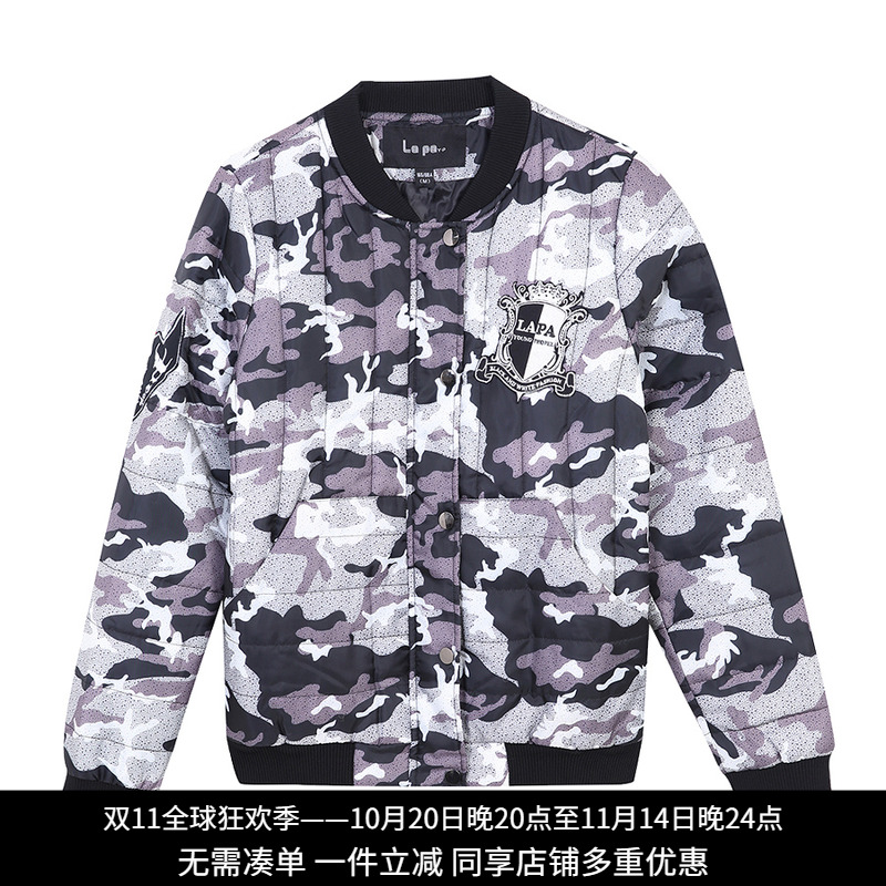 纳帕佳YP2025新上款棉服外套女中长款宽松加厚保暖棉衣棉袄迷彩色