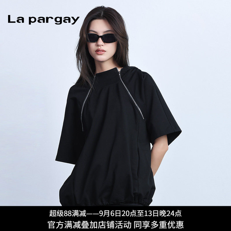 Lapargay2025夏上新短袖卫衣