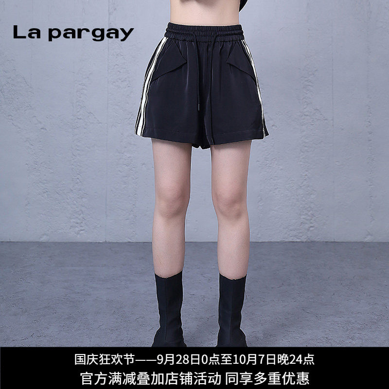 Lapargay纳帕佳25夏松紧腰短裤