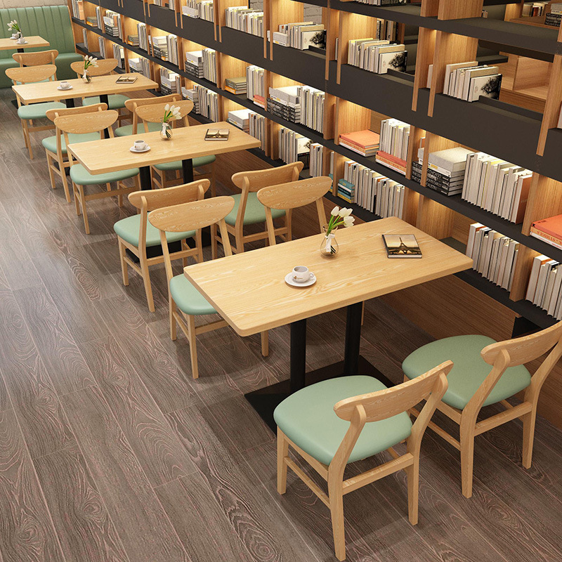 德国进口咖啡厅靠墙卡座沙发奶茶店汉堡店西餐厅桌椅学校学生食堂