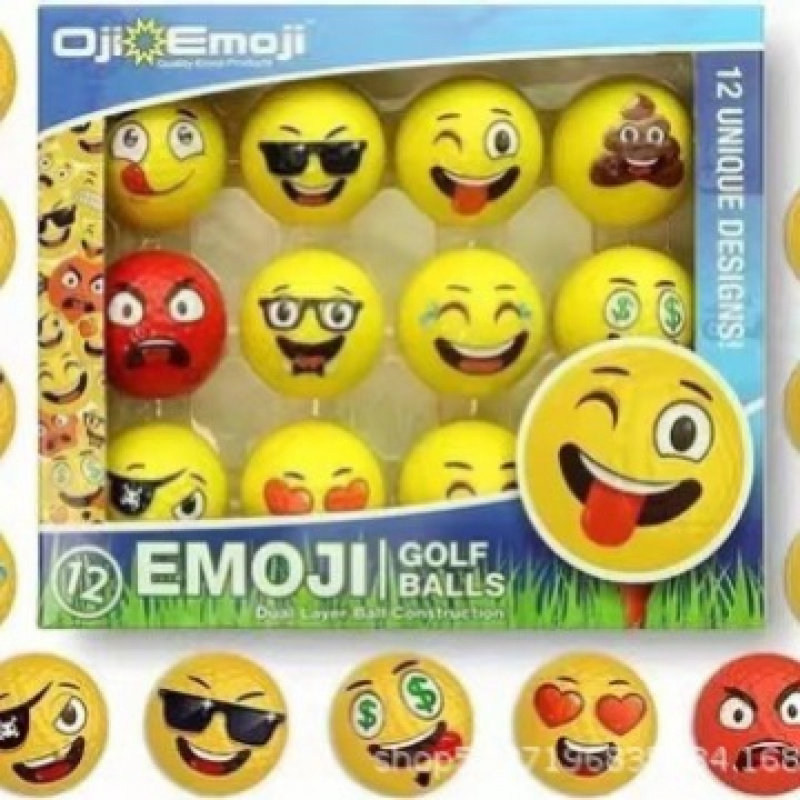 德国进口全新高尔夫黄色笑脸表情