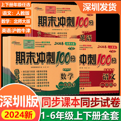 深圳专用期末冲刺100分下册