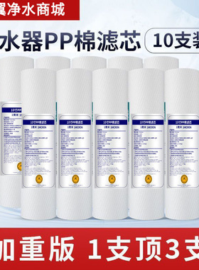 净水器10寸pp棉滤芯1微米5微米家用前置过滤器纯水直饮机通用滤芯