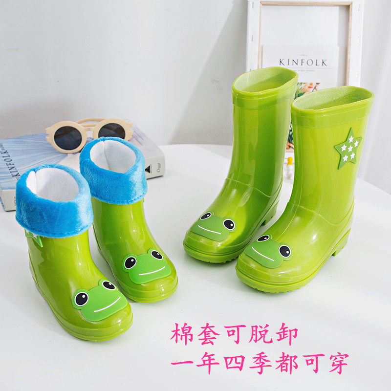 儿童男童雨靴防水鞋雨鞋图片