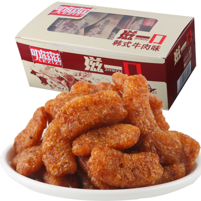 叻滋滋一口韩式素牛肉豆制品零食