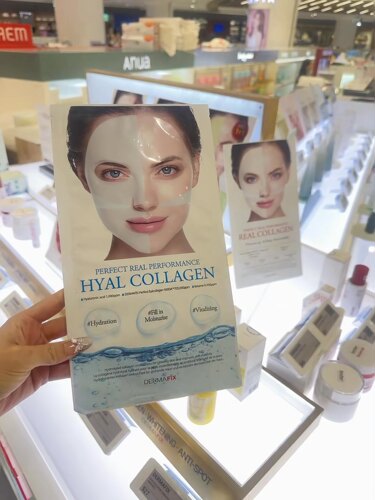 韩国Dermafix贵妇面膜VC胶原蛋白三重弹力补水保湿Olive Young