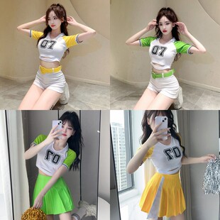 大学生足球宝贝啦啦队演出服成人啦啦操服装韩版女团爵士舞表演服