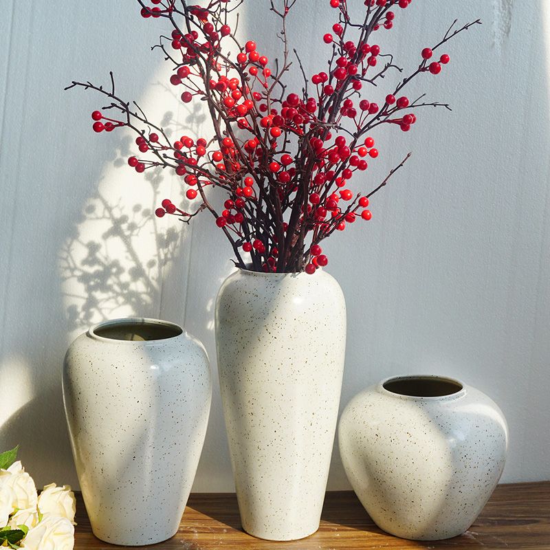 景德鎮現代簡約冬青銀柳陶瓷花瓶
