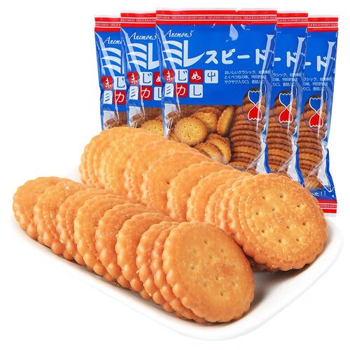 Anemon3天日盐饼干海盐味130g*3