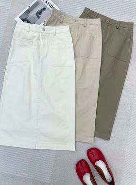 法式Normcore美学超显瘦贴合不紧绷直身型显瘦2026早春新款半身裙