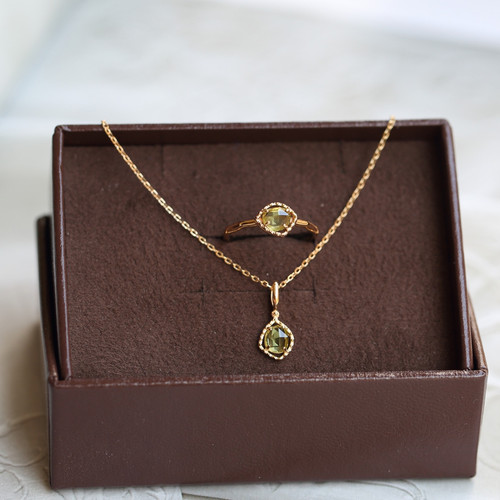 橄榄石不规则气泡s925银镀