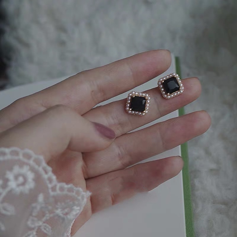 925银名媛风耳饰迷你复古耳钉女