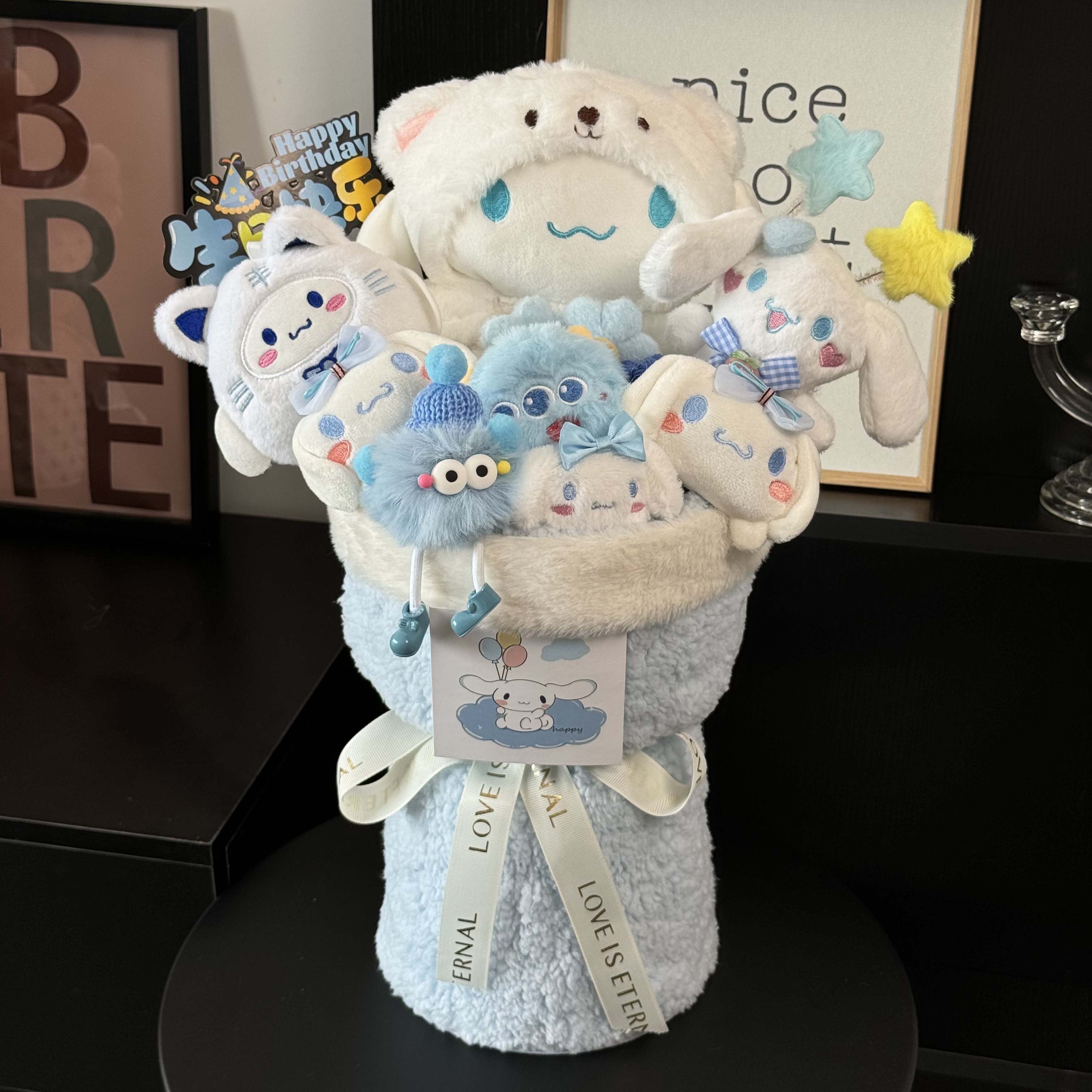 玉桂狗玩偶花束生日礼物公仔卡通送女友闺蜜十岁儿童创意实用可爱