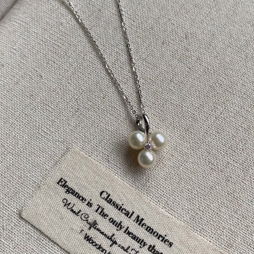 【蔓莓】天然淡水珍珠项链女款 925银轻奢时尚莓果设计精致感颈链