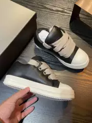Men's Genuine Leather Low-Top Thick-Soled Sneakers, Women's Casual Versatile Chunky Inflatable Shoes, Trendy Spring and Autumn Models