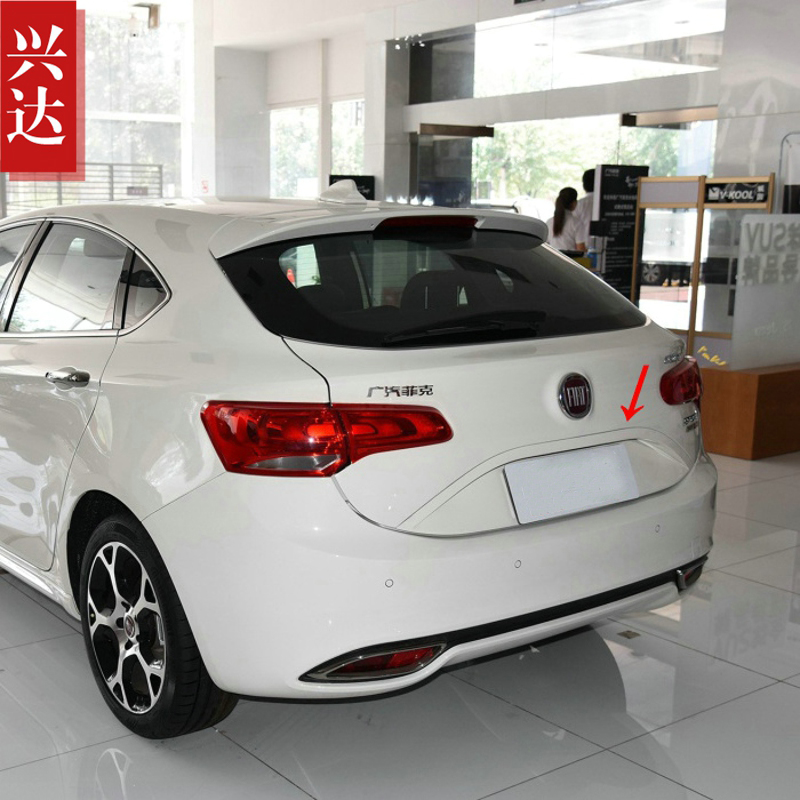 适用于2014-17款广汽菲亚特致悦不锈钢后备箱装饰贴 Ottimo后饰条