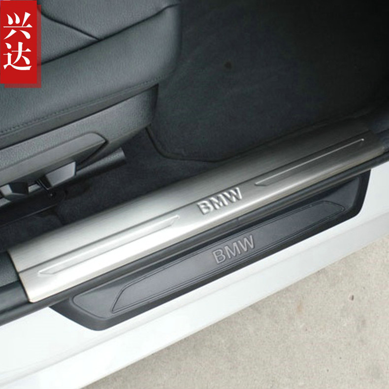 适用于2013-19款宝马三系316/320/328I不锈钢迎宾踏板 3系门槛条
