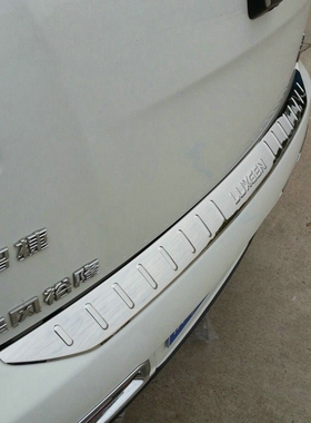 适用于2011-13款纳智捷大7不锈钢后备箱踏板LUXGEN SUV外置后护板