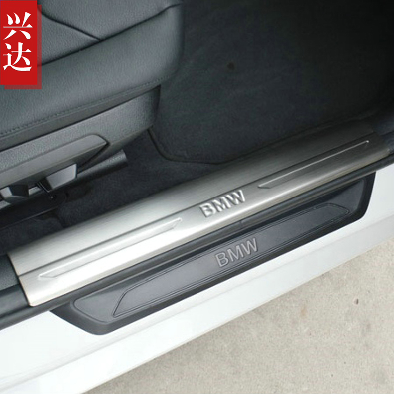 2013-16款宝马新三系316/320/328I专用不锈钢迎宾踏板 3系门槛条